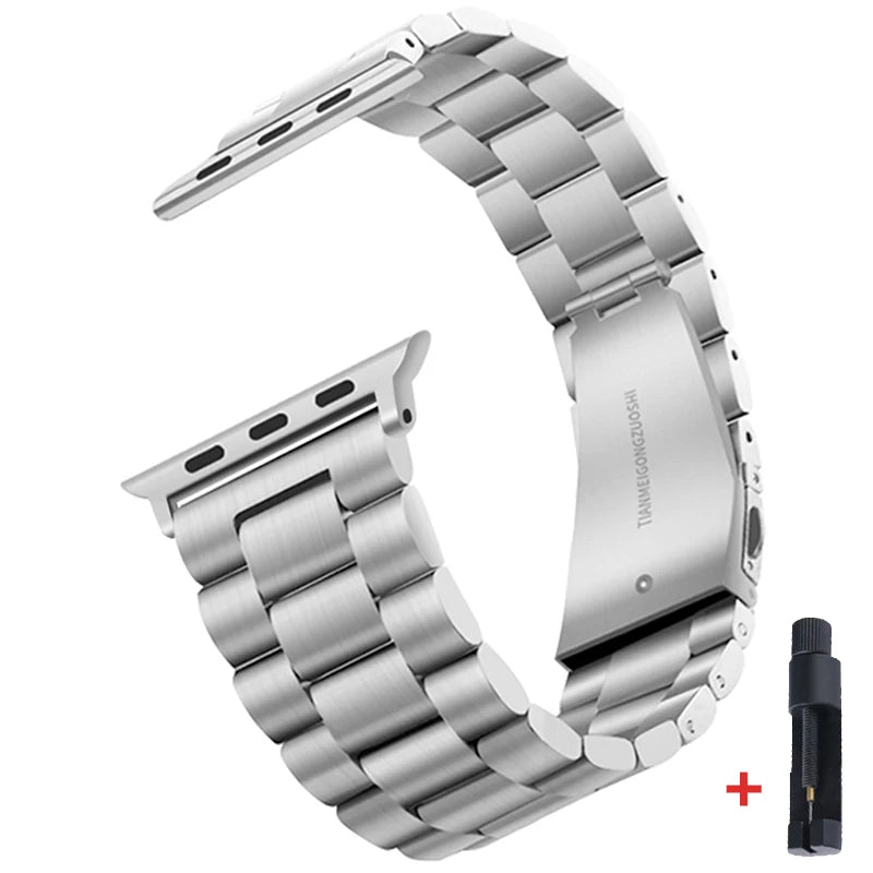Stainless Steel Strap For Apple Watch - Premium Apple Watch Accessories from Dressmycell.com - Just $15! Shop now at Dressmycell.com Stainless Steel Strap For Apple Watch - Premium Apple Watch Accessories from Dressmycell.com - Just $15! Shop now at Dressmycell.com